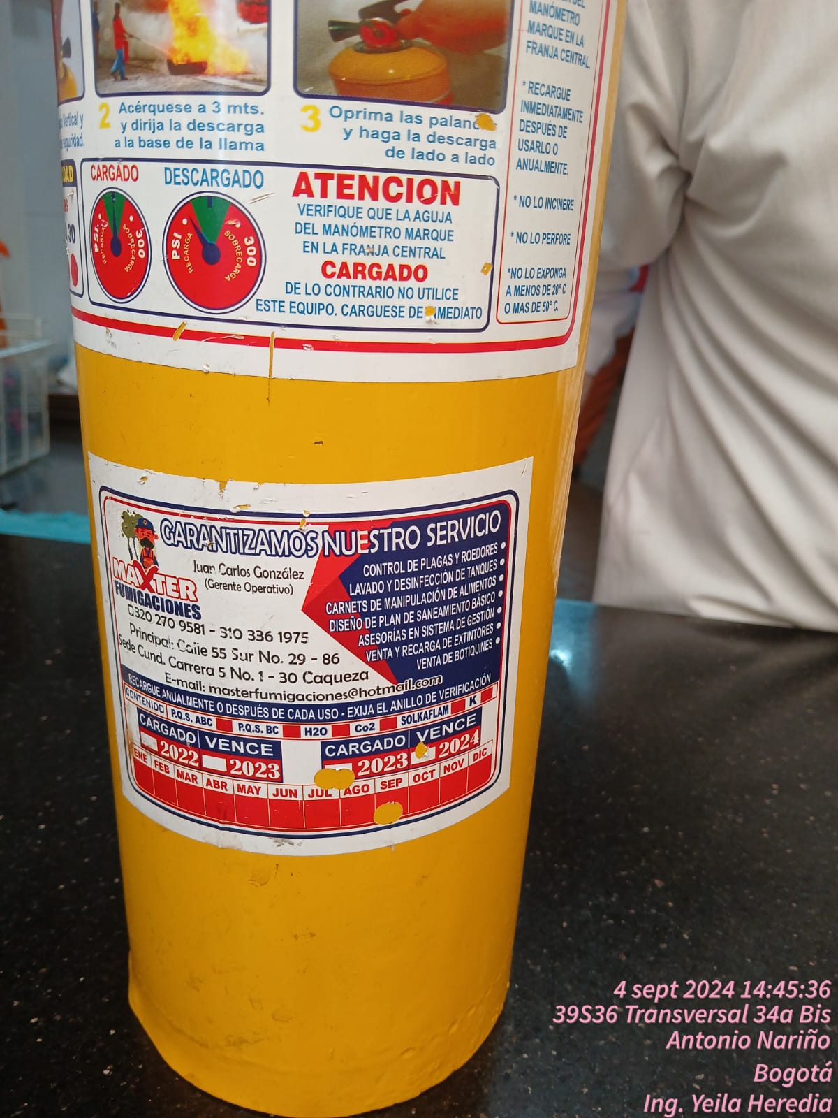 Recarga y Venta de Extintores